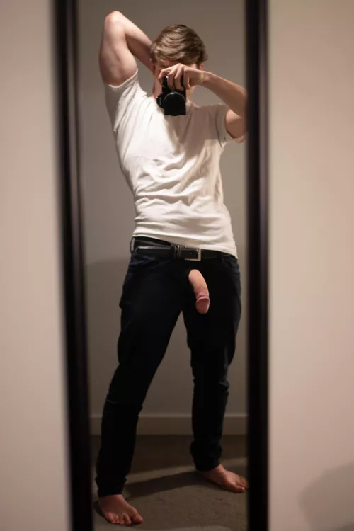 My big young white cock