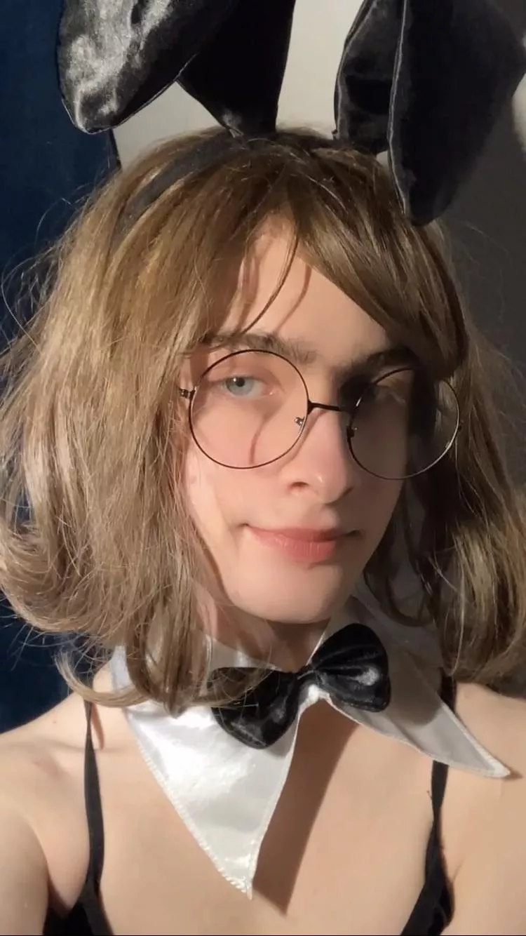 My bunny outfit arrived late- I’m the non-Easter bunny!