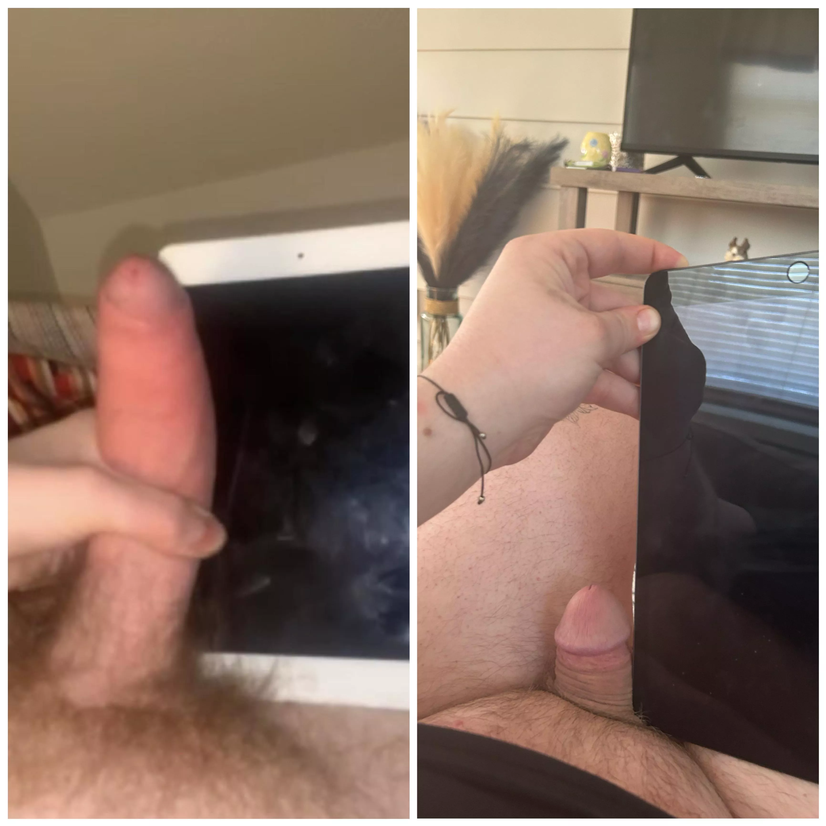 My clit is so tiny next to u/Hungwhitecock18 even this he’s 6 years younger he made me his bitch and took my girls ass pics from me :/