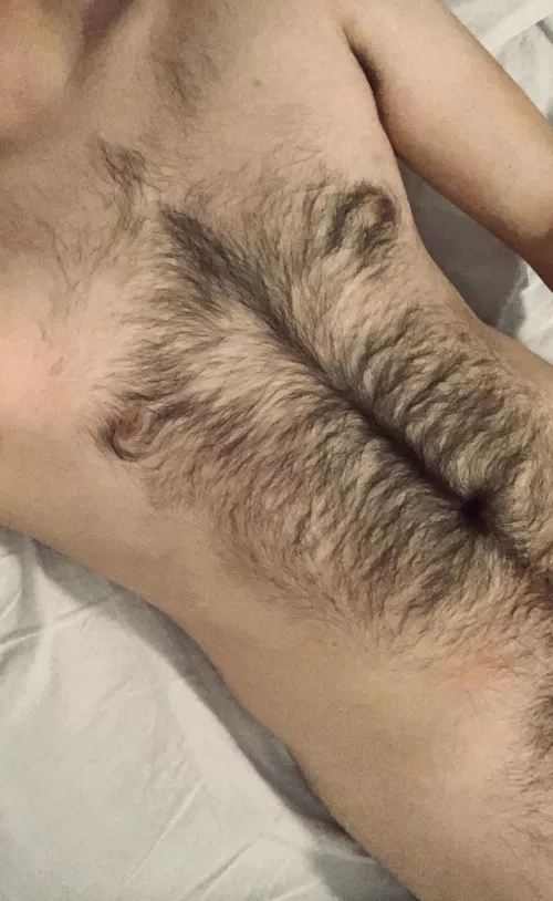 My torso is so hairy that it connects with my pubes 🧸 (20)