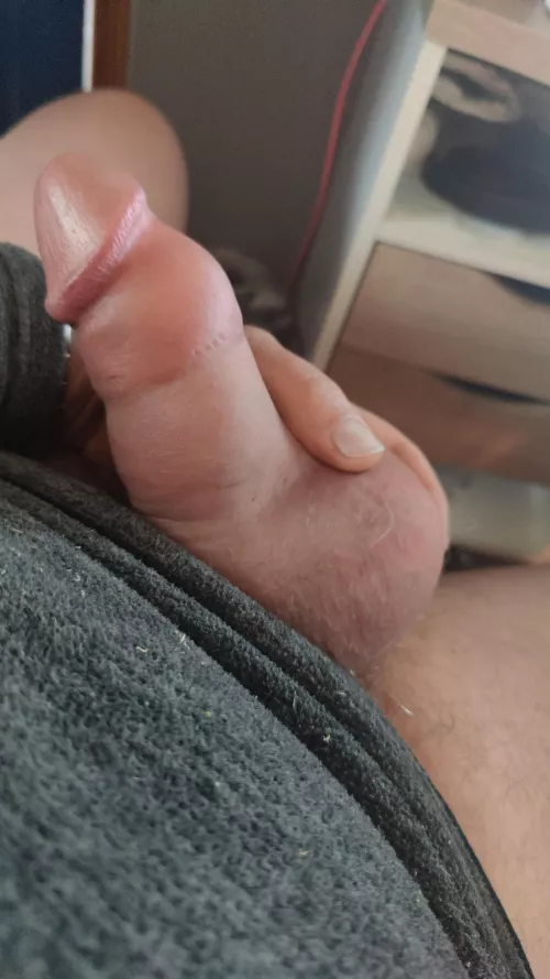 Pumped cock and balls, feels so good.
