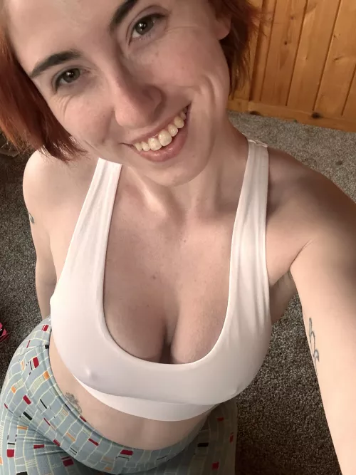 Workout bra 😈what do you think ?