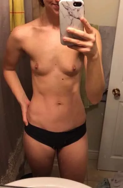 Would love to have someone feel my tummy from the inside [IMG]