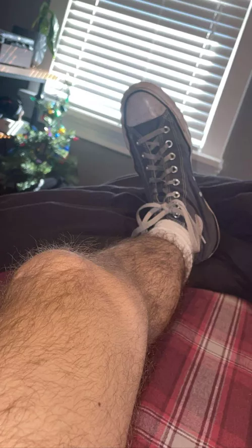 You wanted to see my hairy legs?