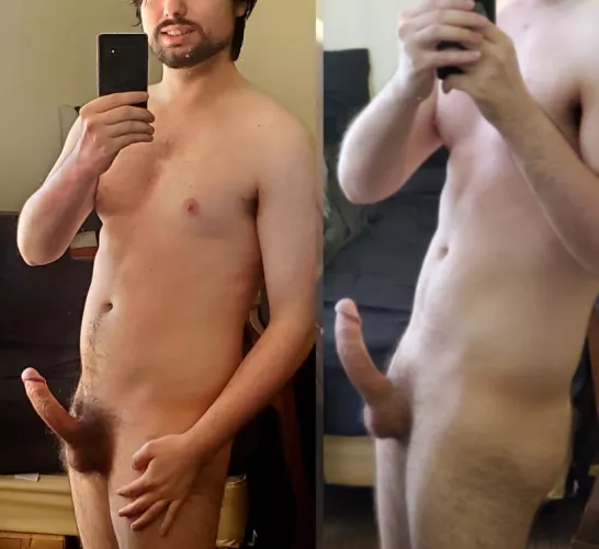 [21M] Comparison to when I when I was clean shaven. Which do you like better? Should I go clean again?