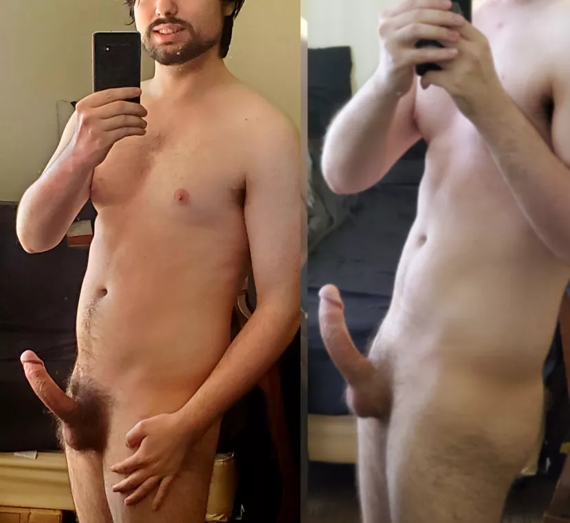 [21M] Comparison to when I when I was clean shaven. Which do you like better? Should I go clean again?