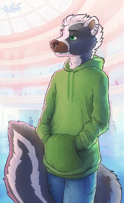 A stroll in the mall~ (commissions open!)