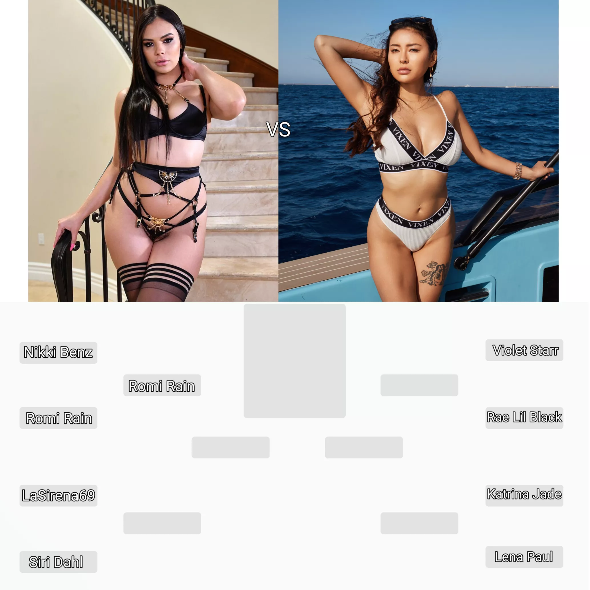 Battle of Pornstars: Quarterfinals Violet Starr vs Rae Lil Black