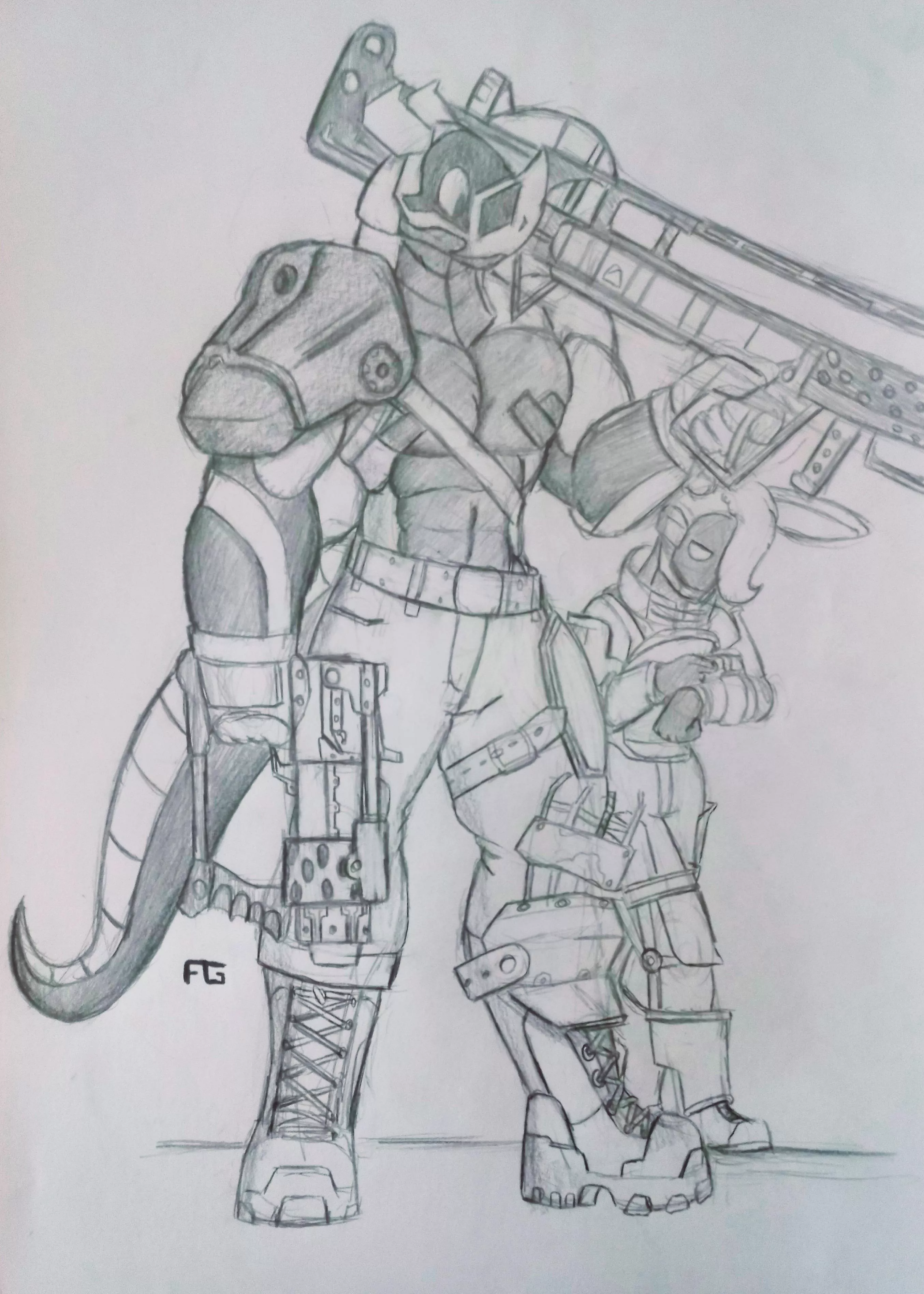 big boy= big guns (by me)