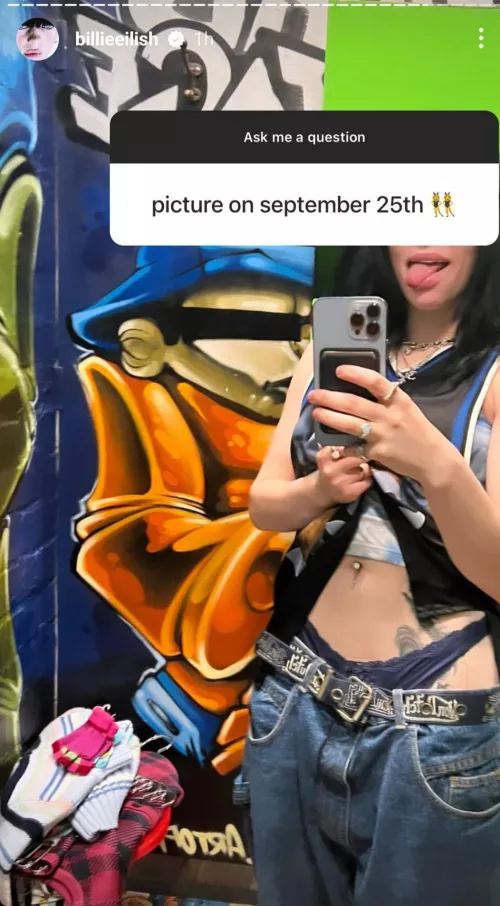 Billie Eilish is making me throb so bad