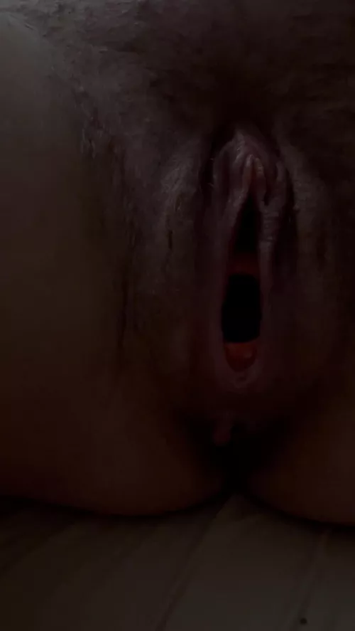 Birthing this large Kong toy stretched me out so good…