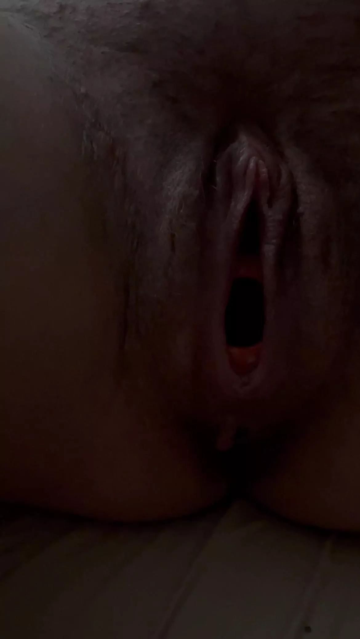 Birthing this large Kong toy stretched me out so good…