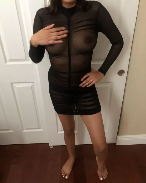 Can you see how dark my nipples are even through this top?