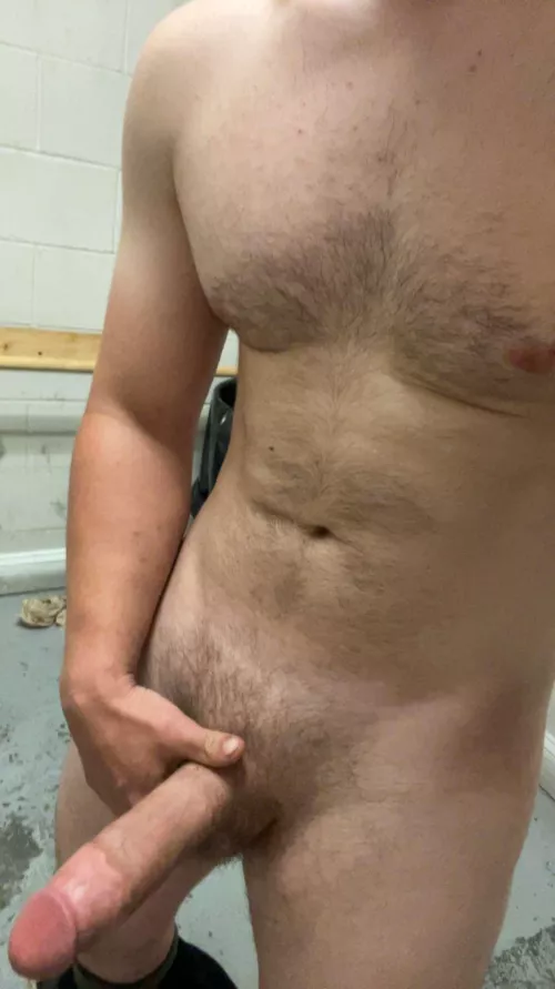 Cock out at work