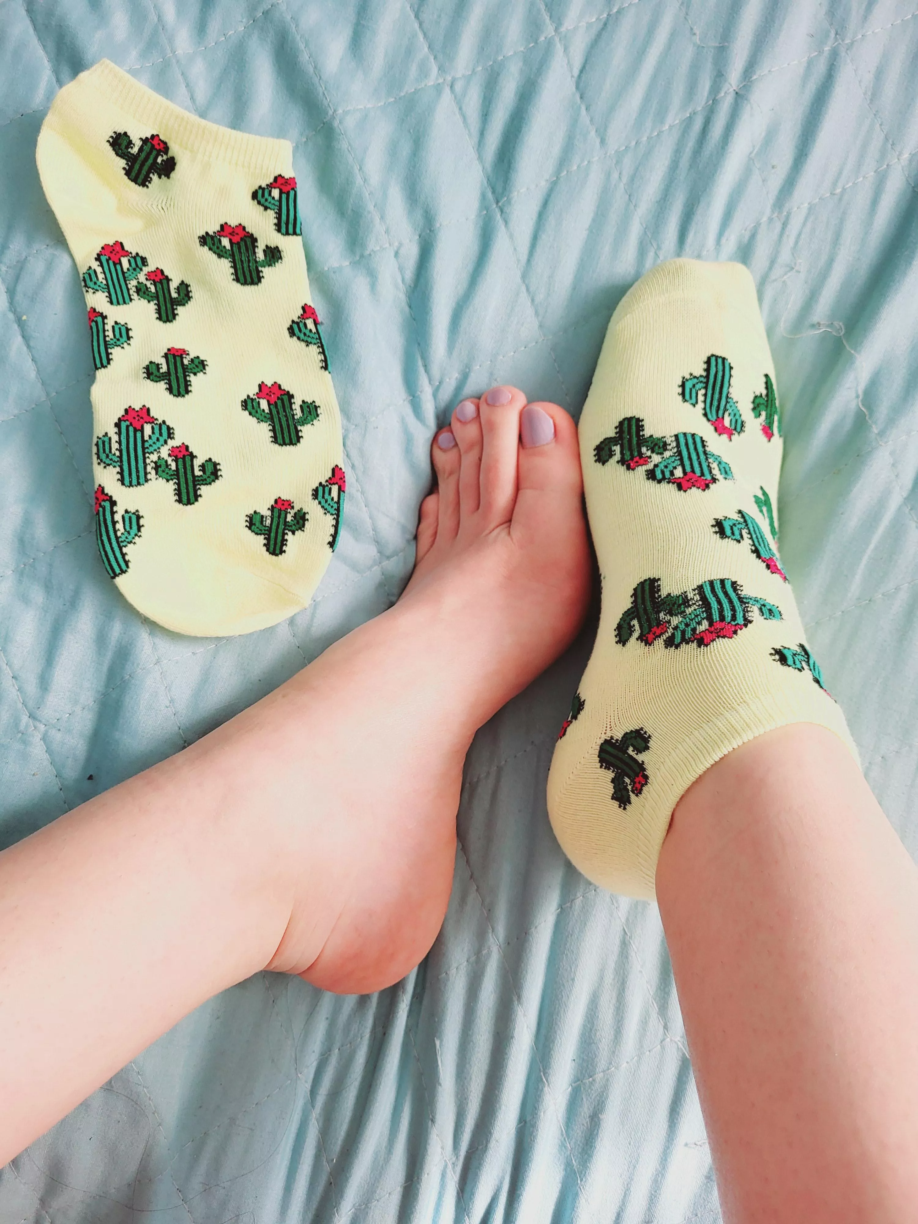 Do you like my Cactus socks? (OC)