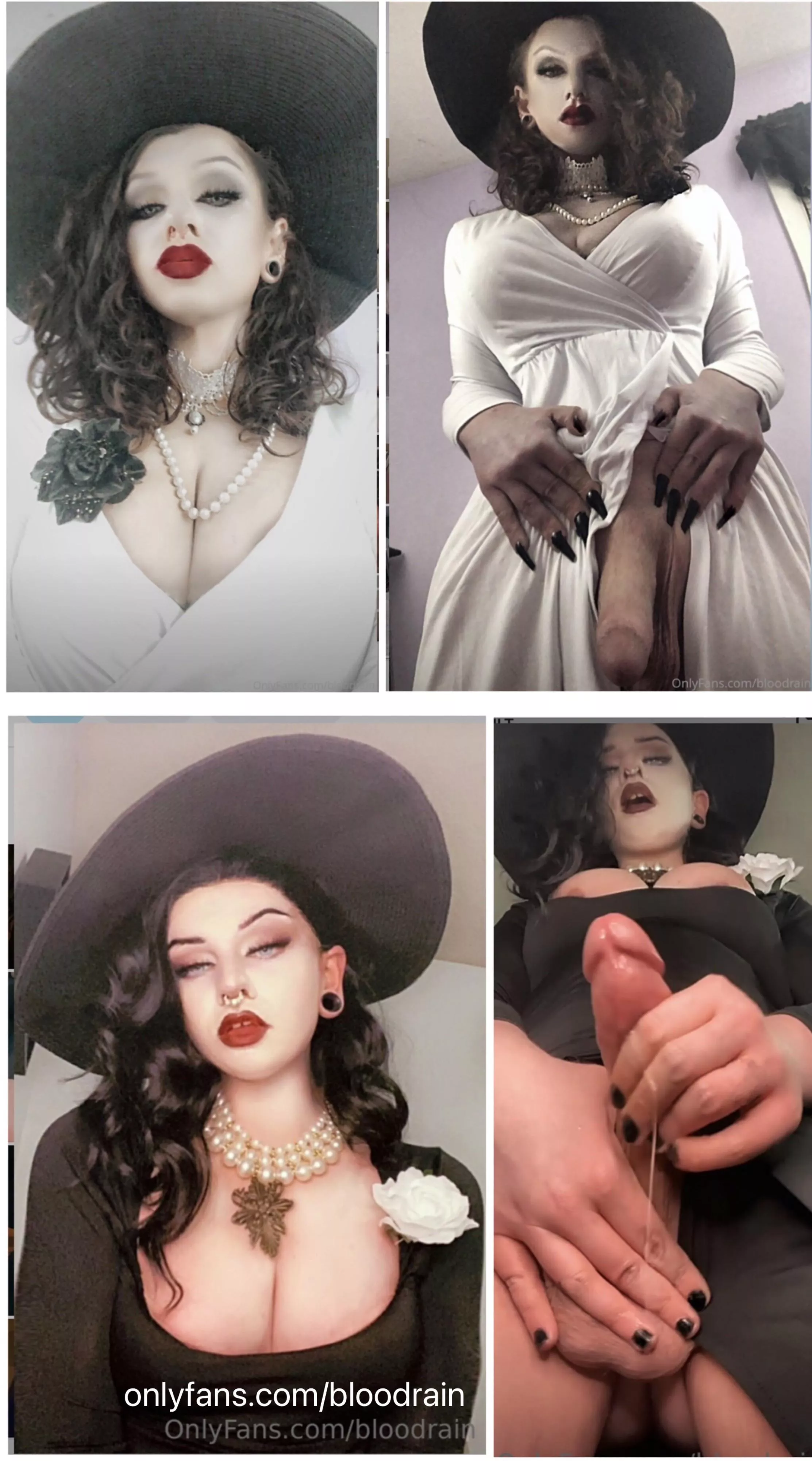 Does the white dress or the black dress make my Lady D look yummier? 🖤💦