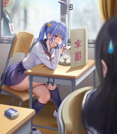 Eating inside the class