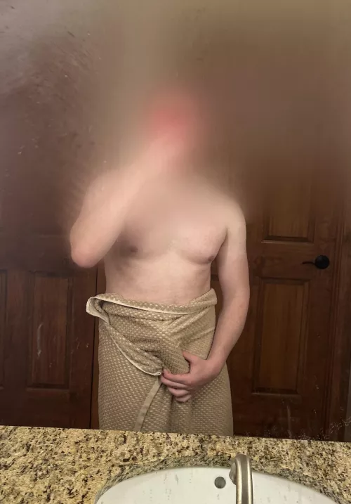 Gonna have to try harder to make the towel go away