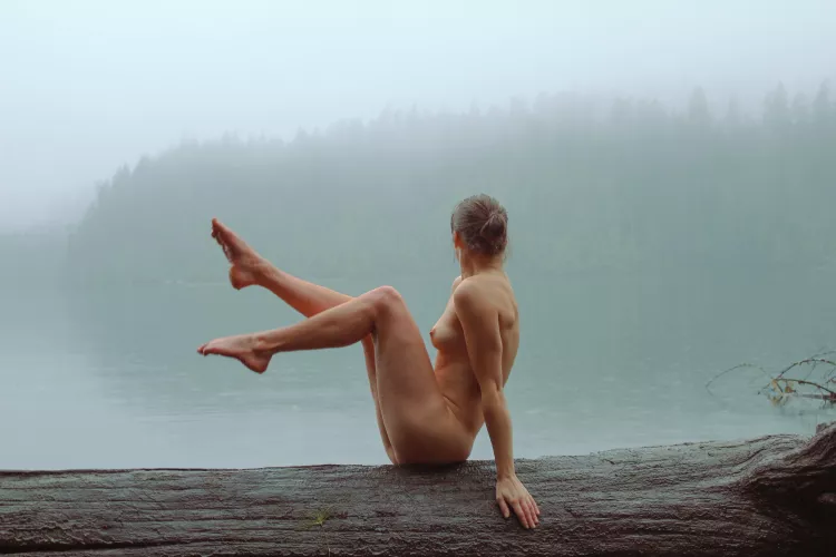 Happiest when nude in nature