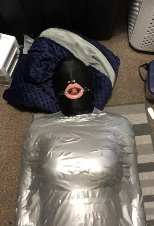 Helpless, hooded, and wrapped [OC]