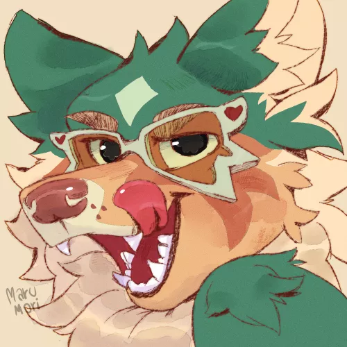 hey guys! this is Kyle, I loved working on this commission, if you're interested dm me ;) (art by me @marumoriart)