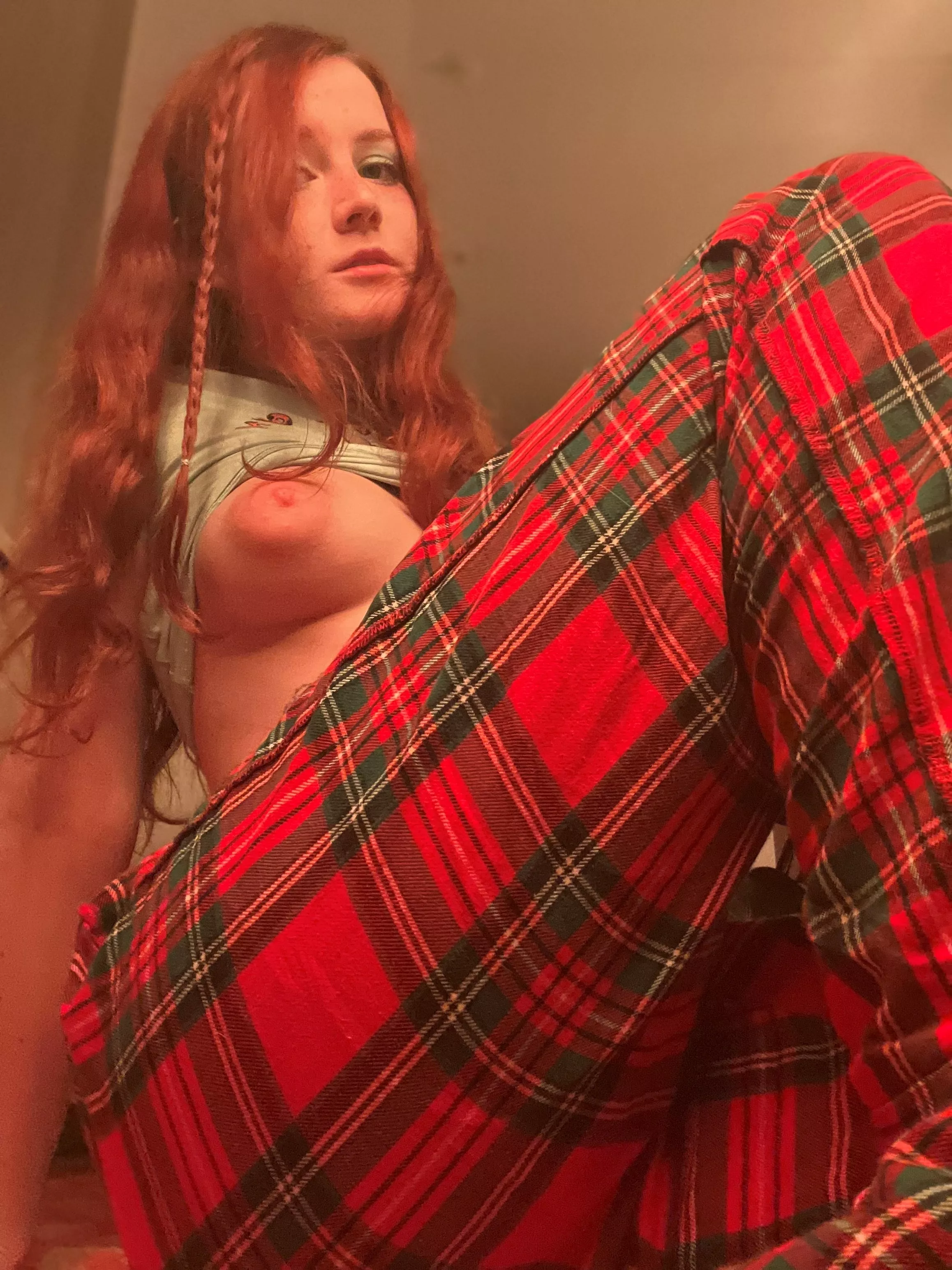 I want you to caress my delicious tits