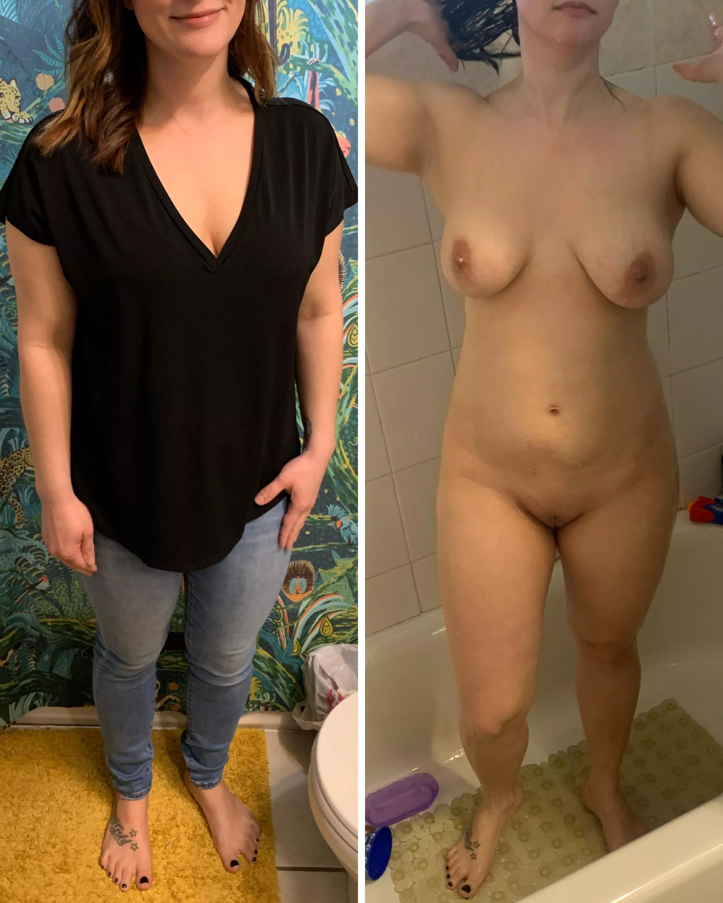 I wonder what that mom next door looks like nak… 😉 34