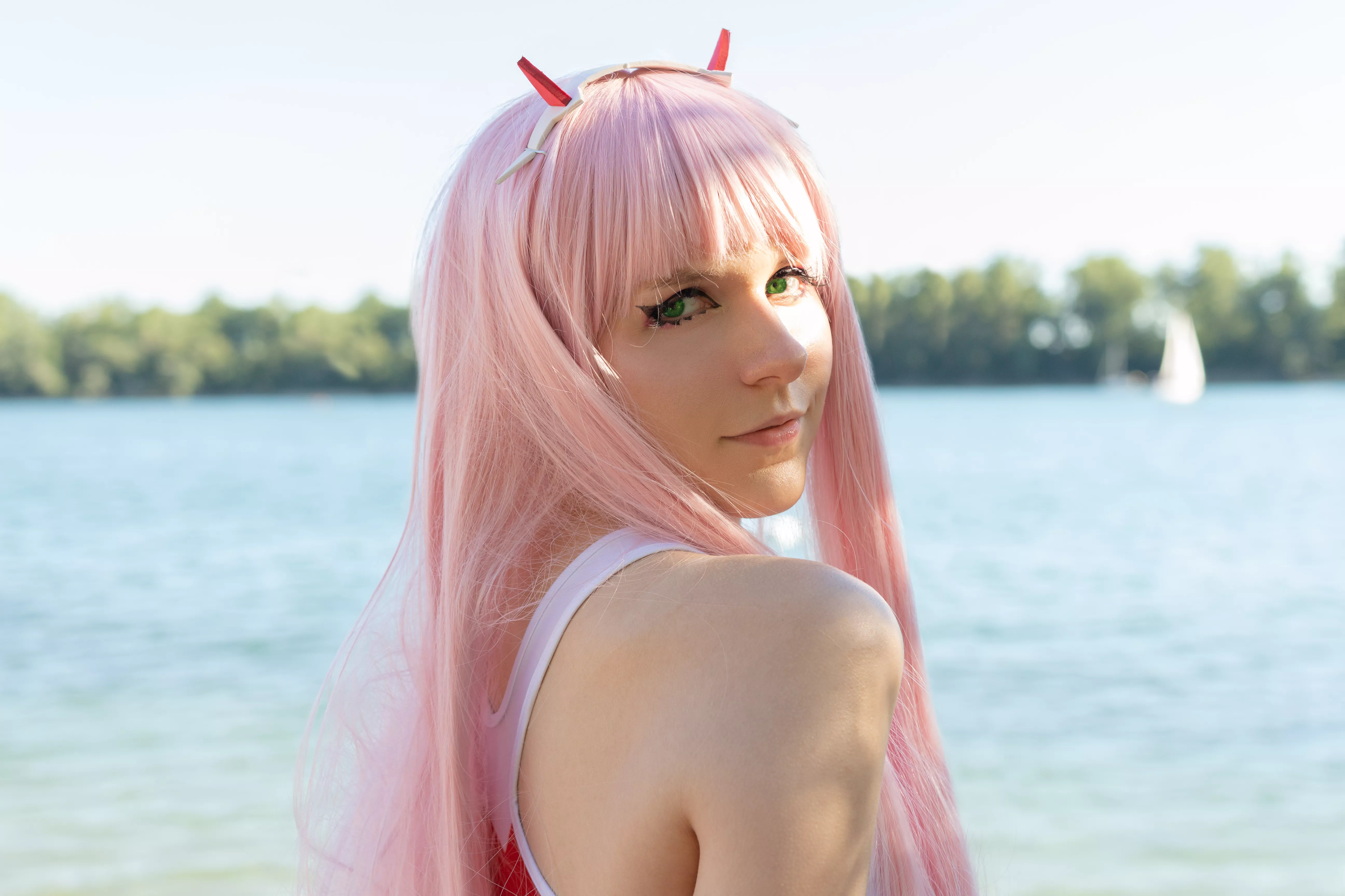 If I give you this look, I wanna hump you all night~ Zero-Two from Darling in the franxx by x_nori_ [Self]