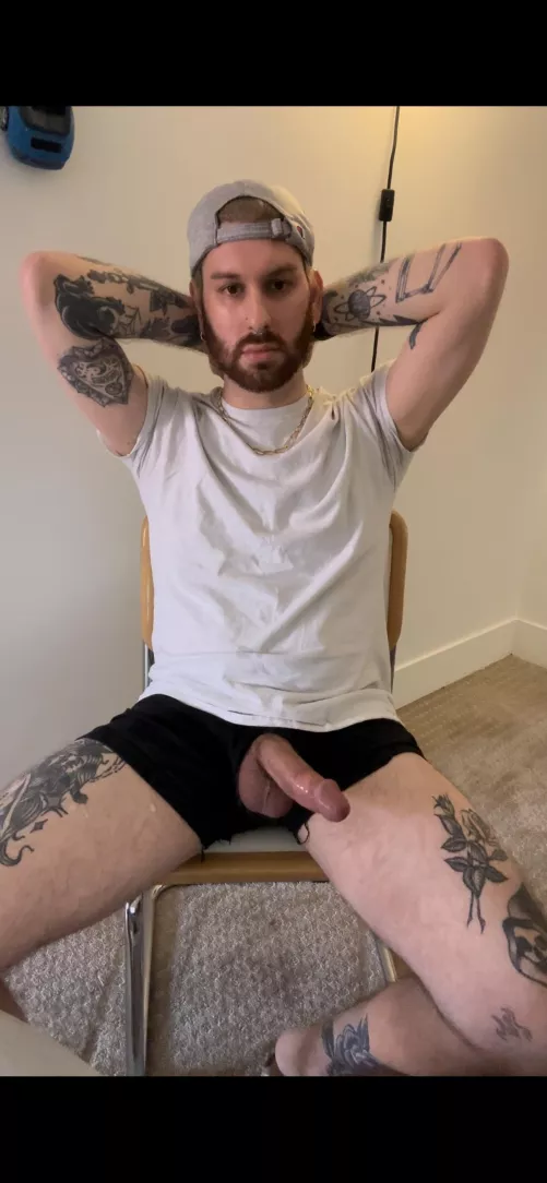 Just a dude and his penis.