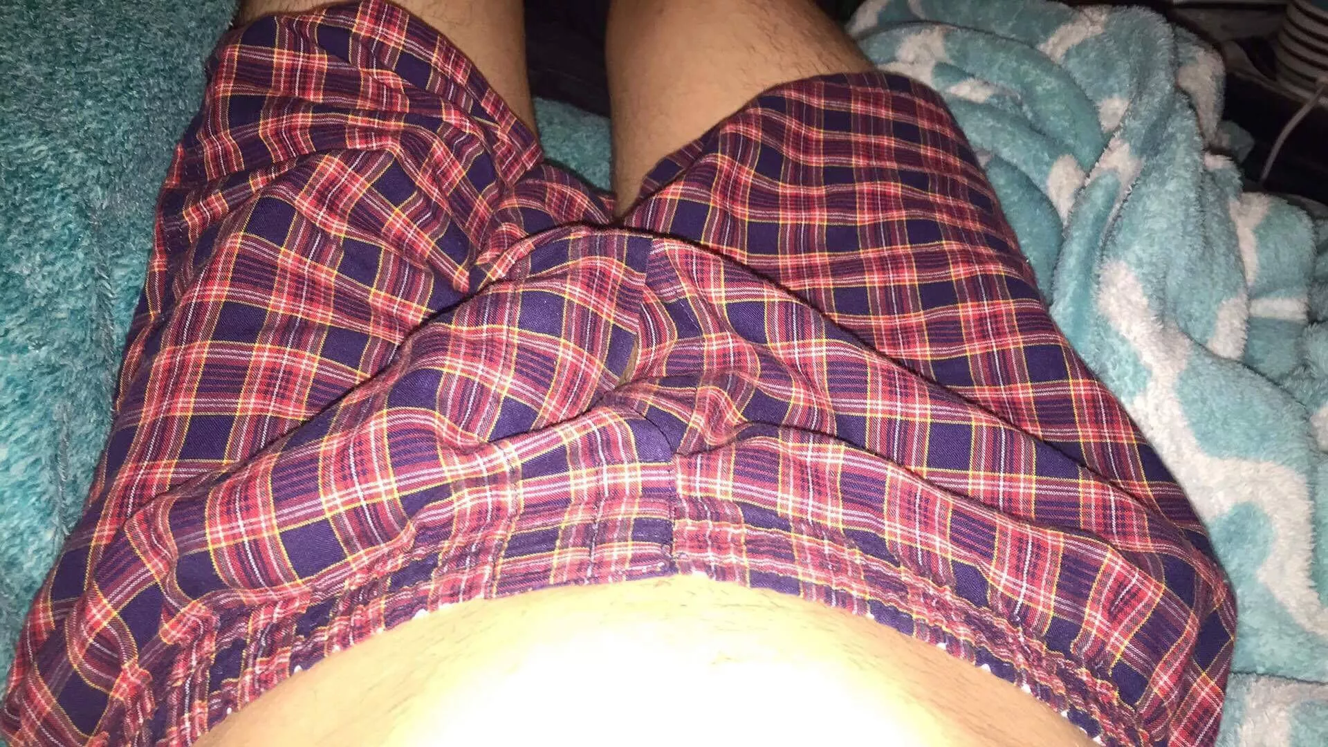 Just some good ole plaid boxers 😜