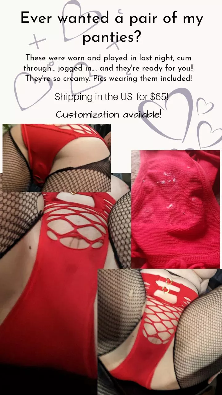 Last night's panties got CREAMY