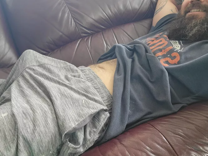 Lounging on the couch kind of afternoon.