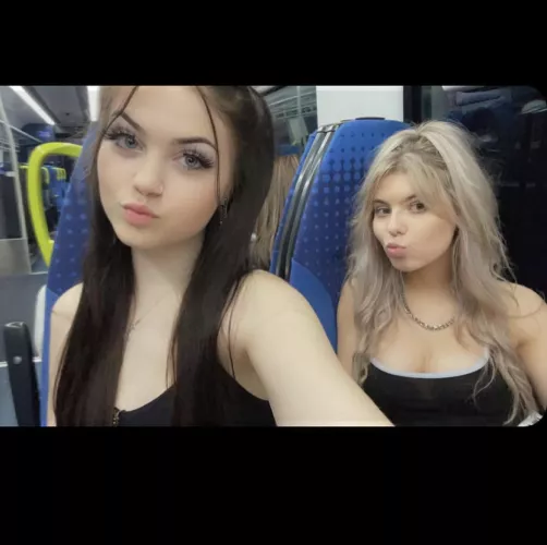 On a train