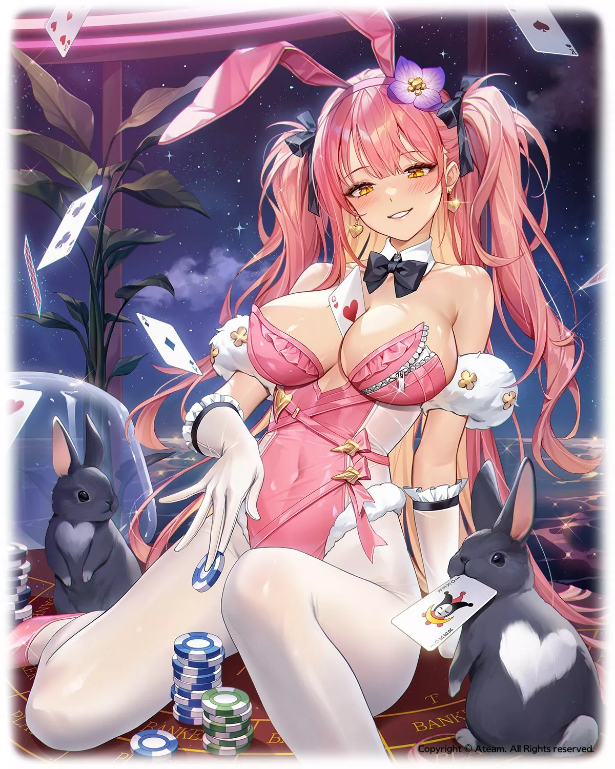 Pink Casino Bunny