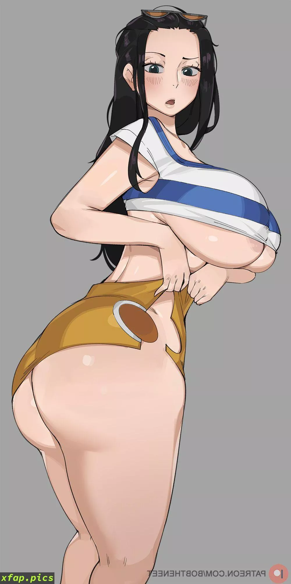 Robin got into Nami’s closet (bobtheneet)