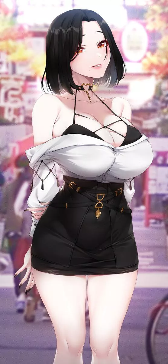 She’s ready for her date [Akachu]