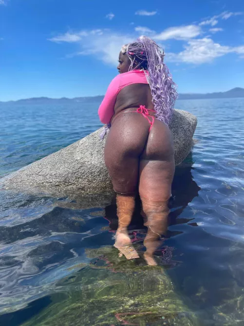 showing off at the lake it was so cold!