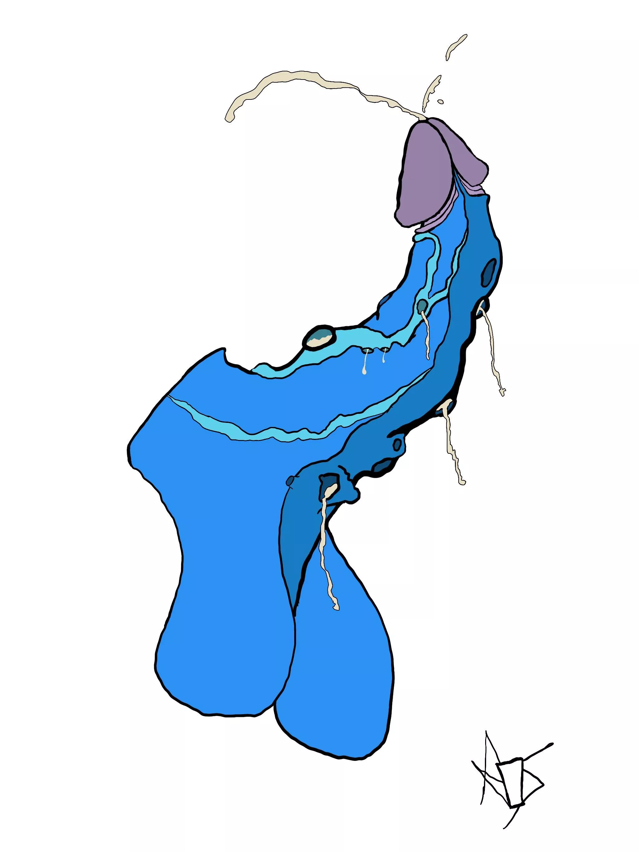 Tentacle Dick. (Art By Me)