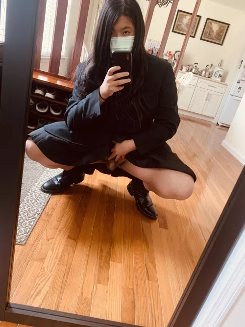 the asian office girl has a secret