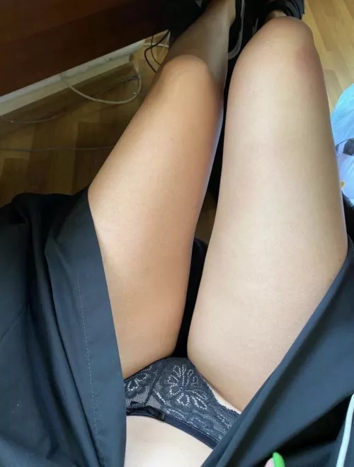 When she is bored at work, her task is to make photos like that