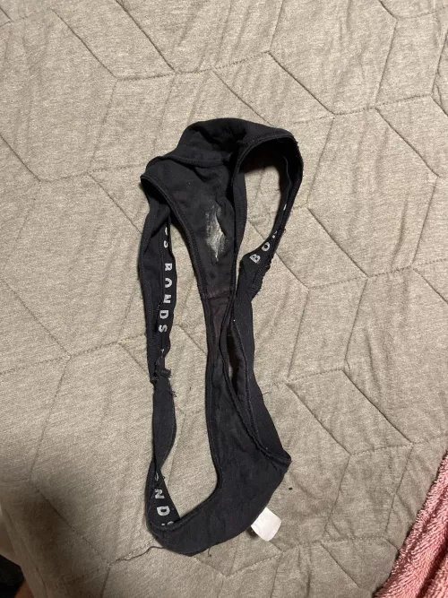 You want to smell mommy’s dirty thong ?