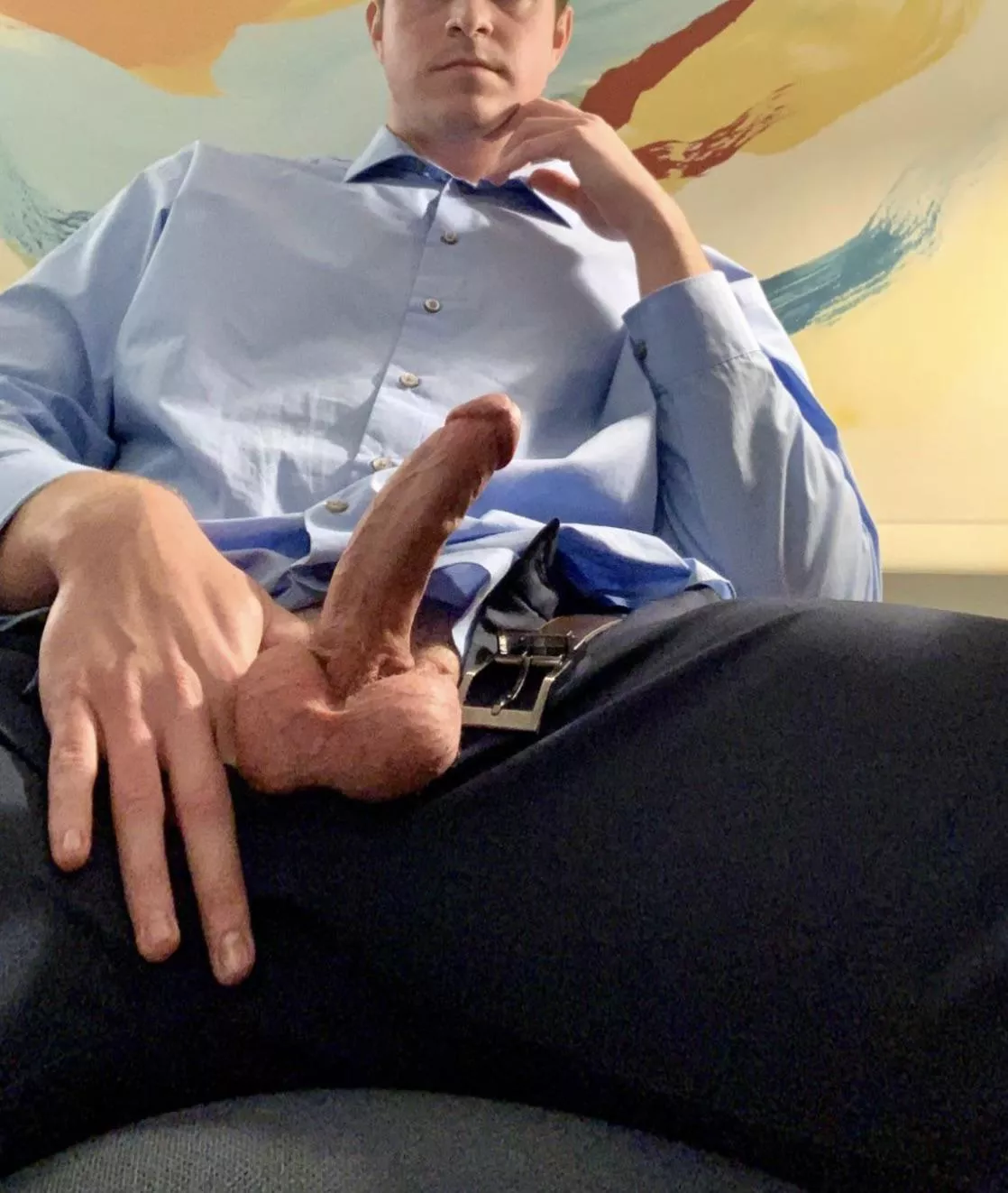 Your interview will be held under my desk