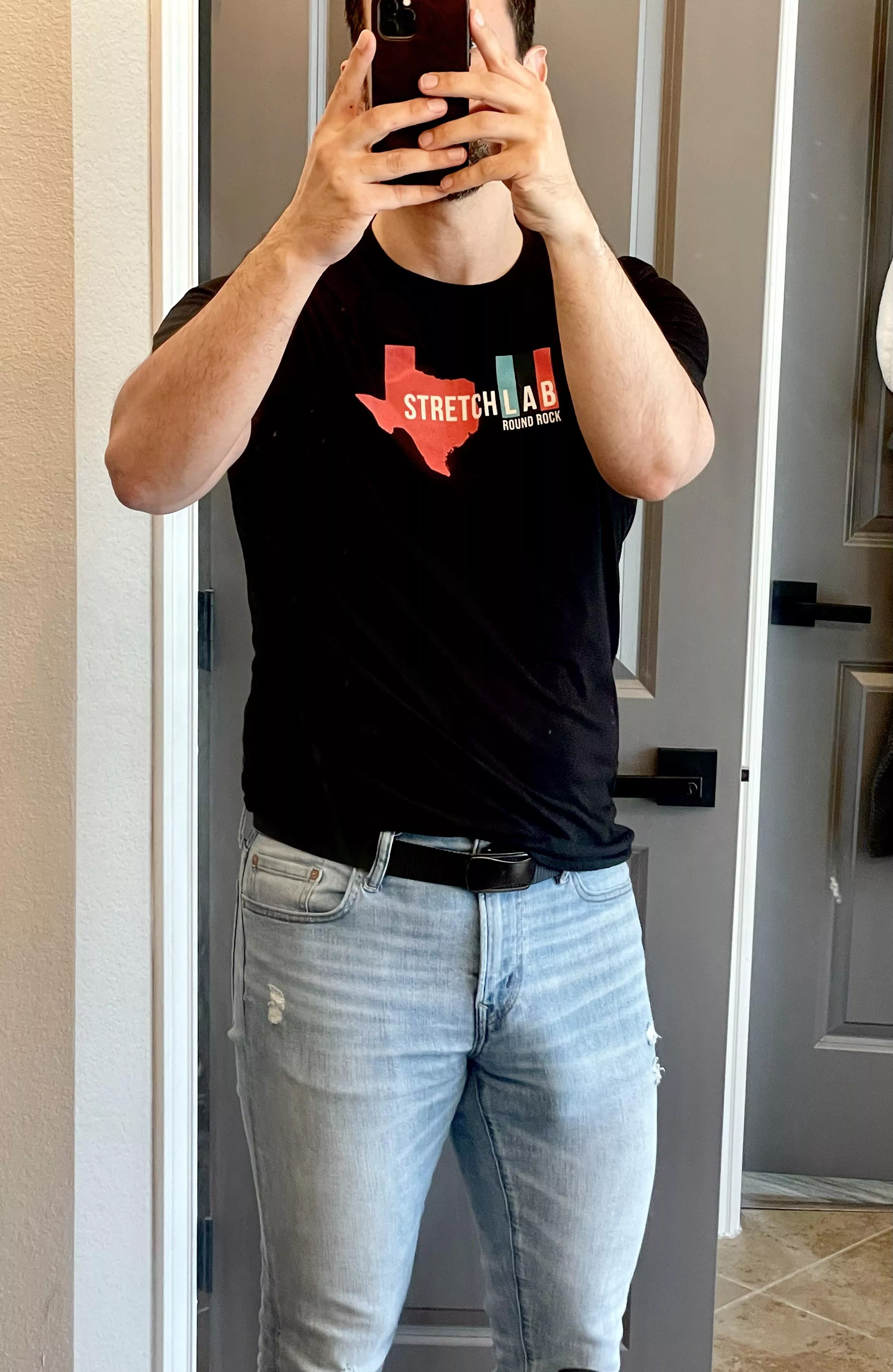 46(m) these jeans aren’t the only thing I wanna stretch today