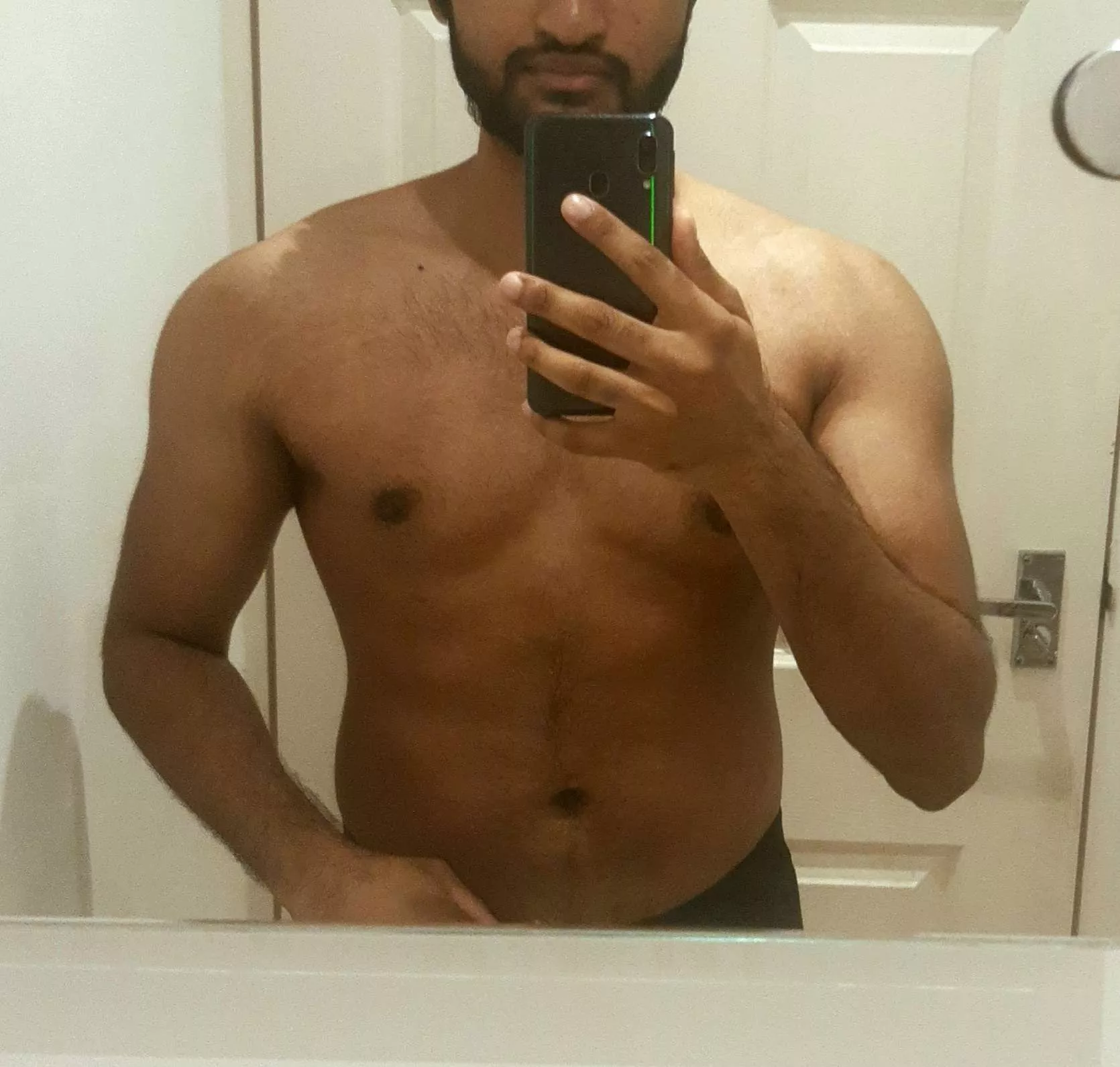 Bulk going well but the abs are starting to go 😪