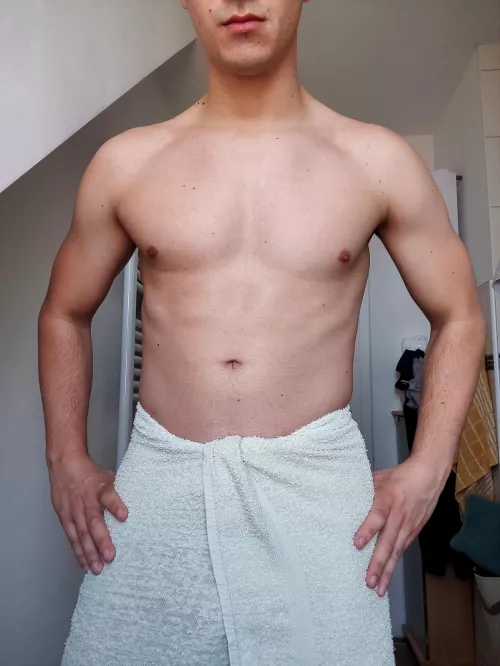Can I make you horny without dropping my towel first? (25)