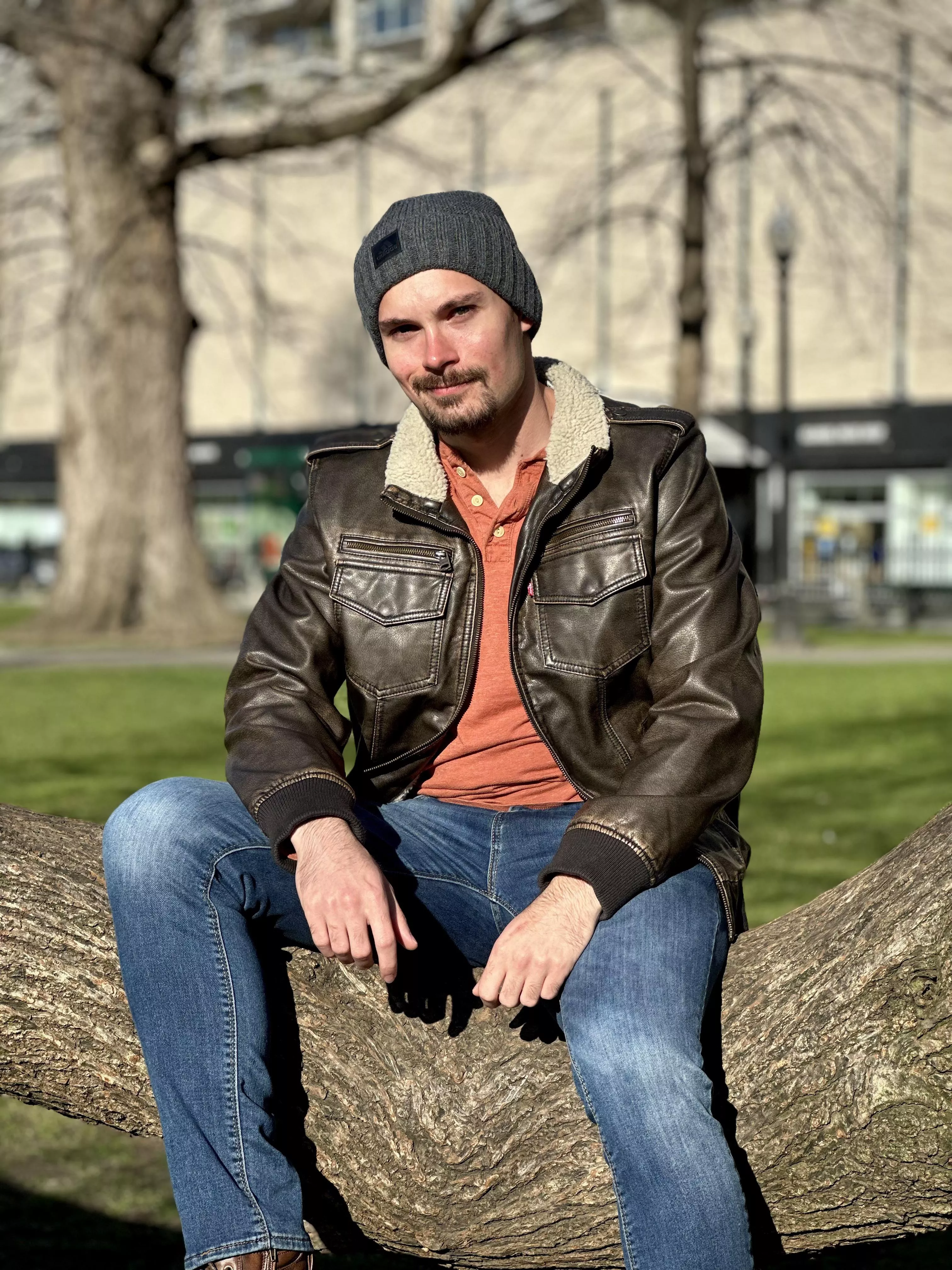 Can I pull off the leather jacket?