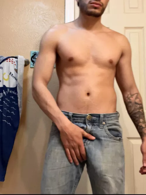 Coming from work straight to shower