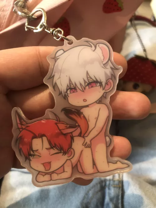 Got this yaoi keychain😂
