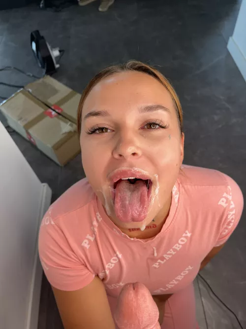 Guess whats in the package behind me.