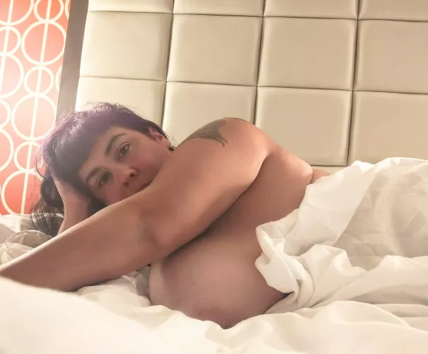 I love wearing nothing but a sheet